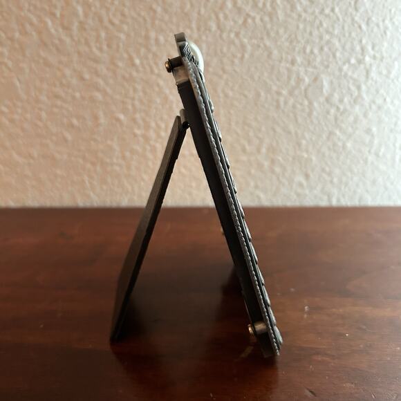 Pewter Scroll With Large Faux Pearl Picture Frame Cottagecore 3.5” x 5” - Picture 4 of 5